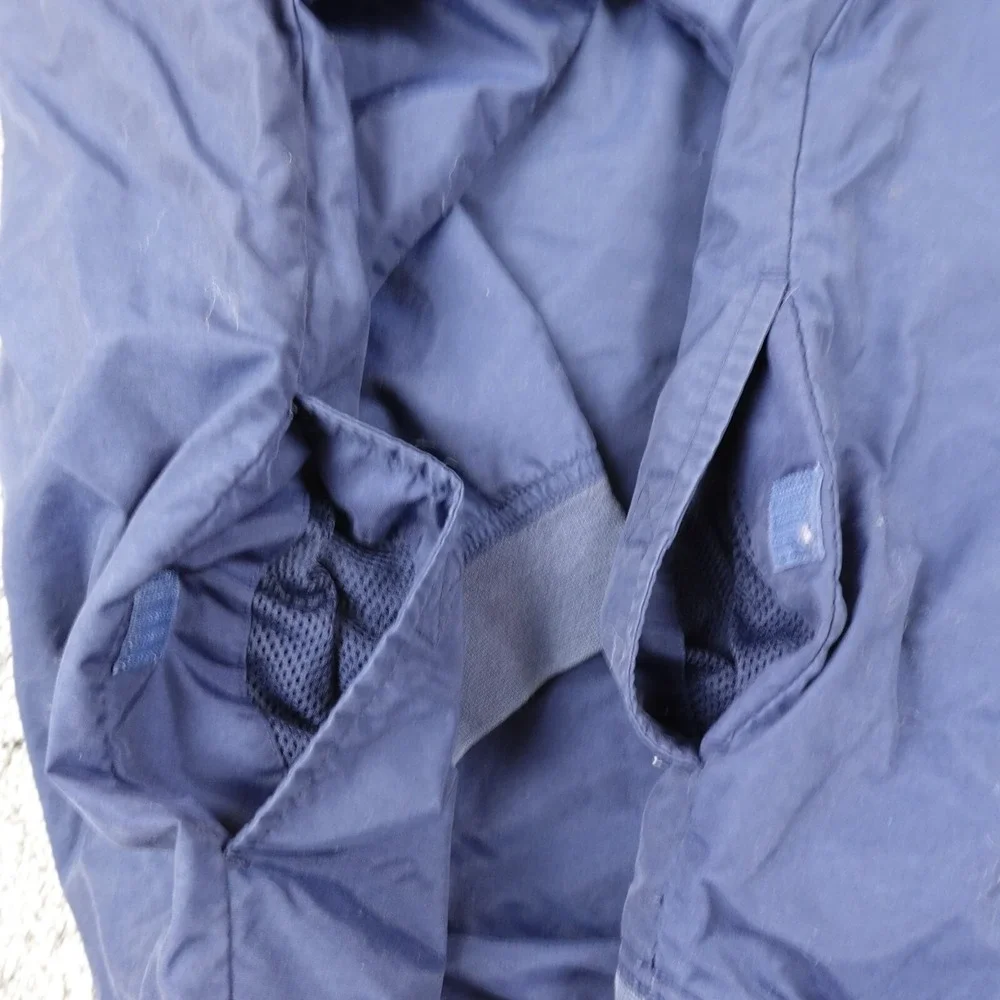 VTG Chaps Ralph Lauren Jacket Mens XL Blue Crest Lined Golf Windbreaker 90s Y2K